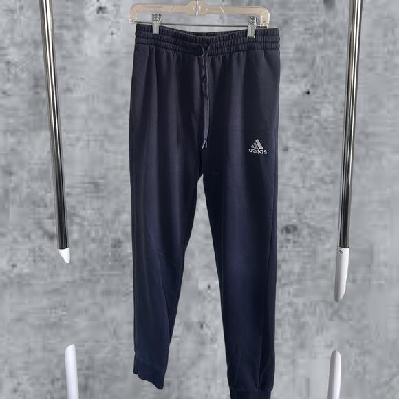 Adidas essentials navy joggers sweatpants - Picture 1 of 3